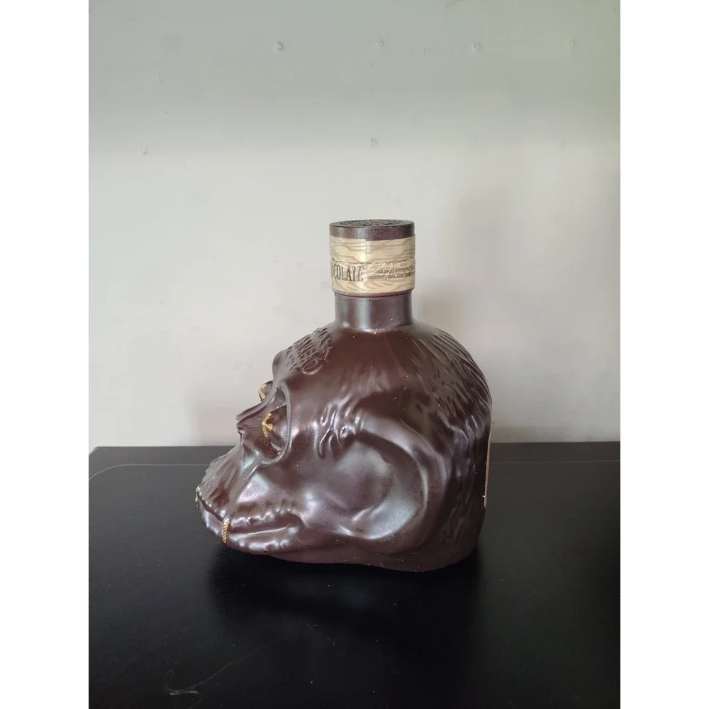 Deadhead Dark Chocolate Rum Skull Bottle Empty 750ml